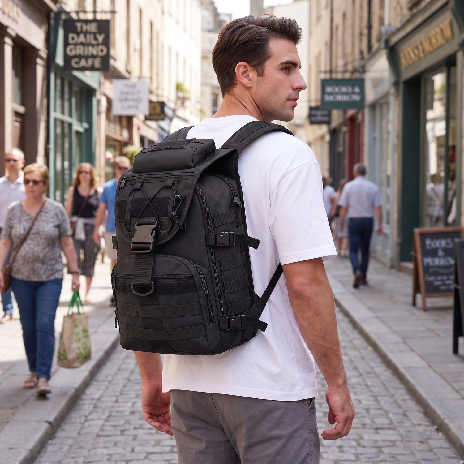 Crossfit Gear Men - Ransel Latihan Gym 35L untuk Pria